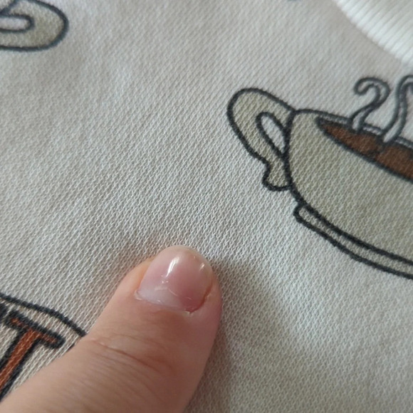 American Eagle Friends Central Perk Cropped Crewneck Sweater - Size Medium Woman - Picture 6 of 7